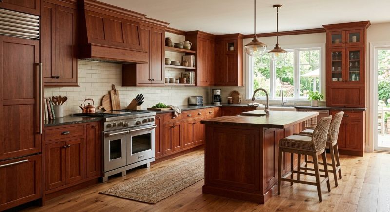 Cherry Cabinet Remodeling in Dayton, OH