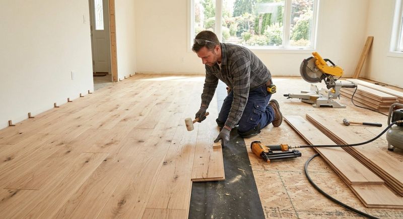 Oak Floor Installation in Fort Worth, TX