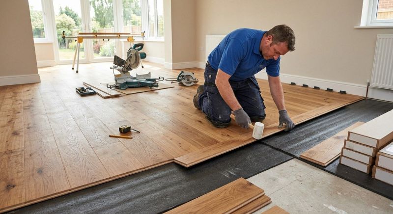 Plank Floor Installation in Manassas, VA