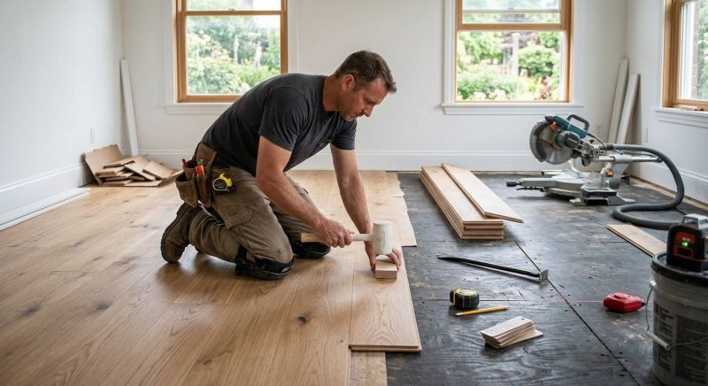 Plank Floor Installation in Austin, TX