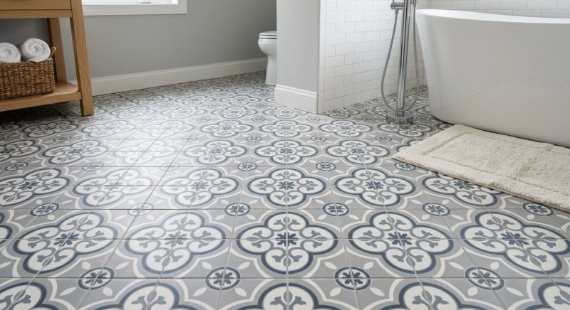 Restroom Floor Replacement in Frederick, MD