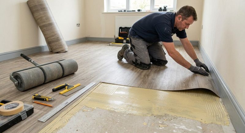 Sheet Flooring Installation in Manassas, VA