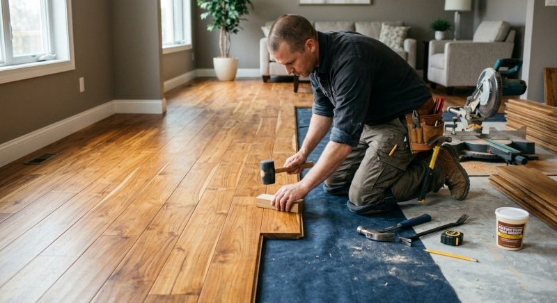 Teak Flooring Installation in Manassas, VA