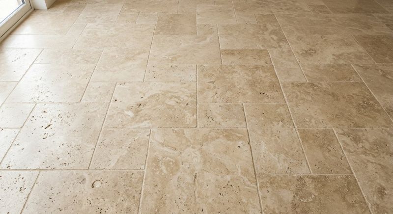 Travertine Floor Installation in Longmont, CO