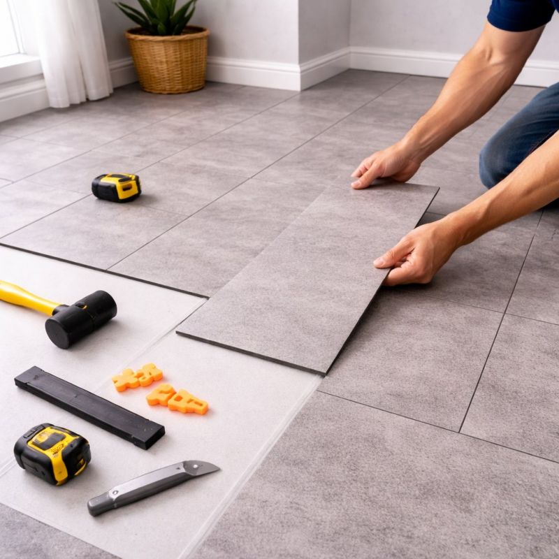 Vinyl Tile Installation in San Antonio, TX