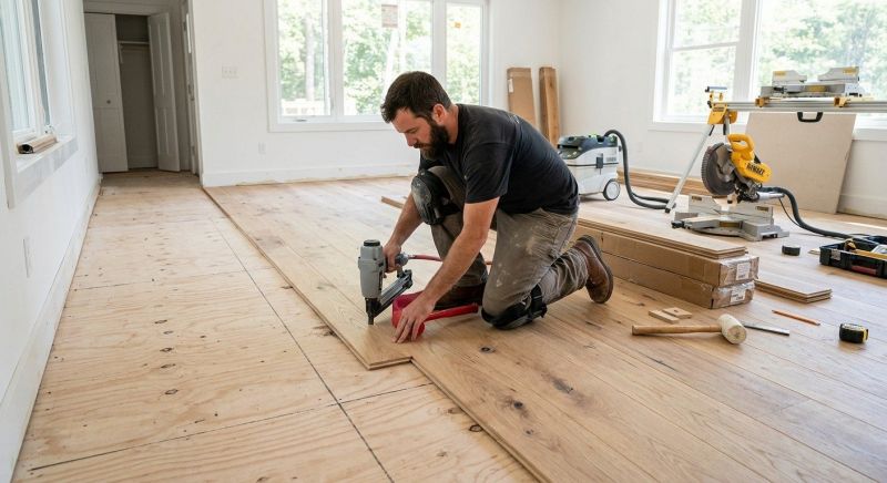 White Oak Floor Installation in Phoenix, AZ