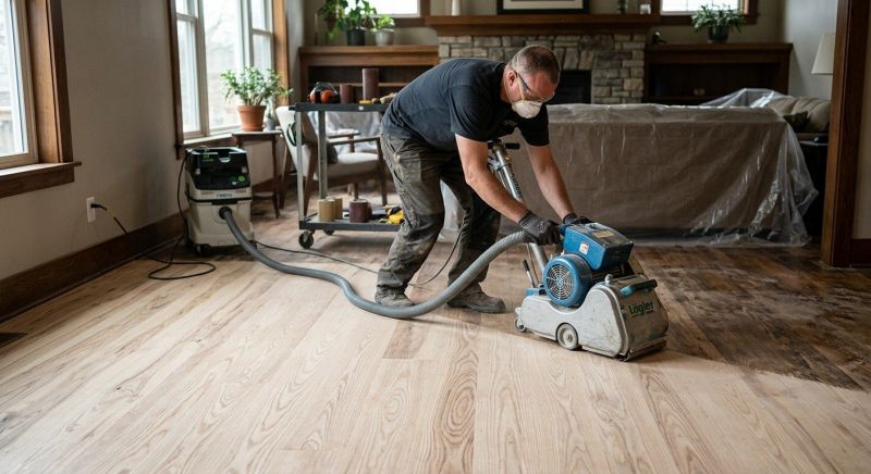 Ash Floor Refinishing in Kansas City, KS