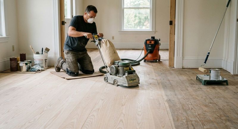 Ash Floor Refinishing in Olathe, KS