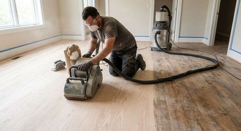 Ash Floor Refinishing in Olathe, KS