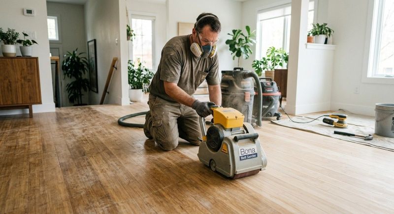 Bamboo Floor Refinishing in Alpharetta, GA