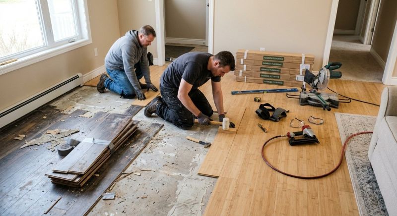 Bamboo Flooring Installation in Manassas, VA