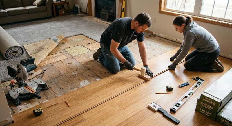 Bamboo Flooring Installation in San Antonio, TX
