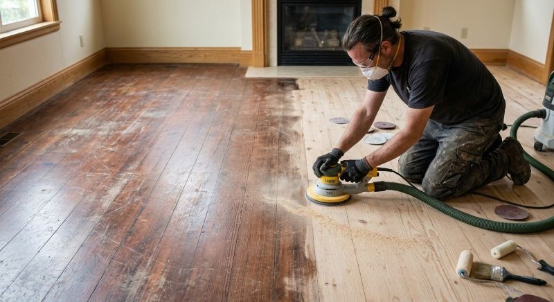 Birch Floor Refinishing in Kansas City, KS