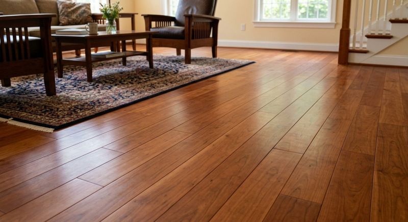 Cherry Floor Installation in San Antonio, TX