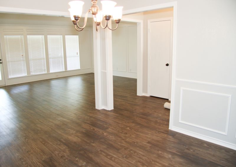 Dark Wood Floor Installation in Fort Worth, TX