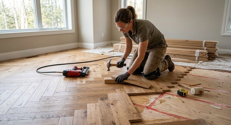 Finished Floor Installation in Manassas, VA