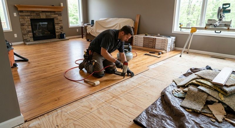 Hardwood Floor Installation in Manassas, VA