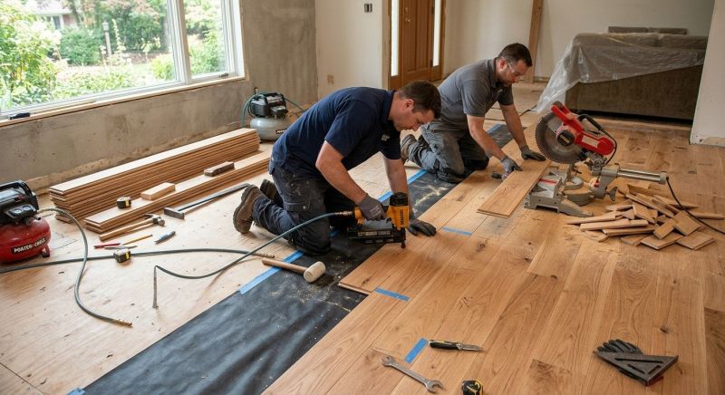 Hardwood Floor Installation in Manassas, VA