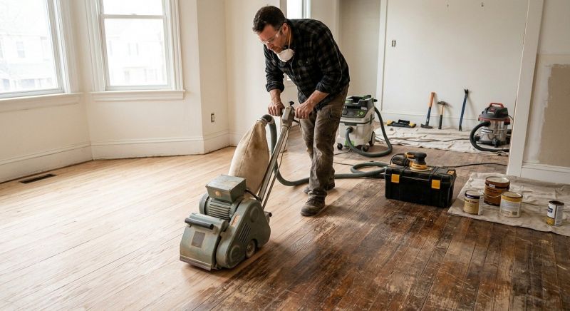 Hardwood Floor Renovation in Austin, TX