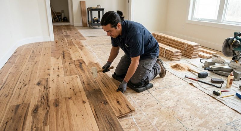 Hickory Floor Installation in Phoenix, AZ