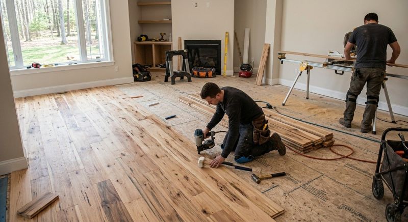 Hickory Floor Installation in Phoenix, AZ