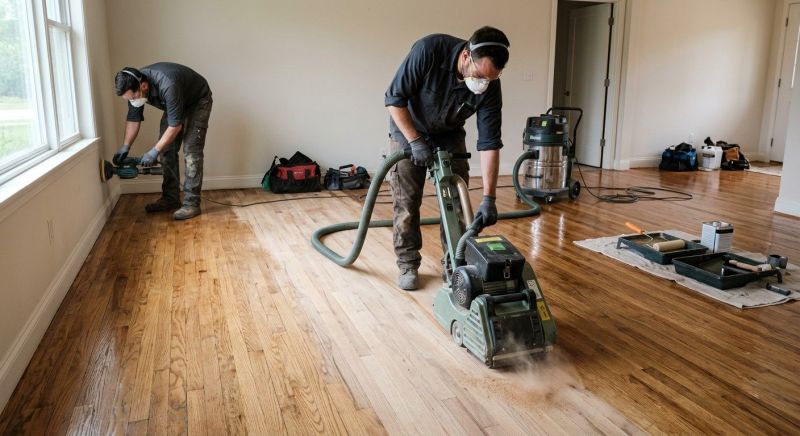 Hickory Floor Refinishing in Kansas City, KS