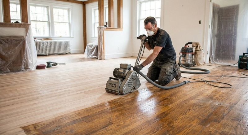 Hickory Floor Refinishing in Olathe, KS