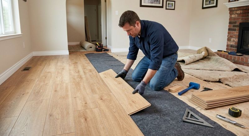 Laminate Floor Remodeling in Roseville, CA