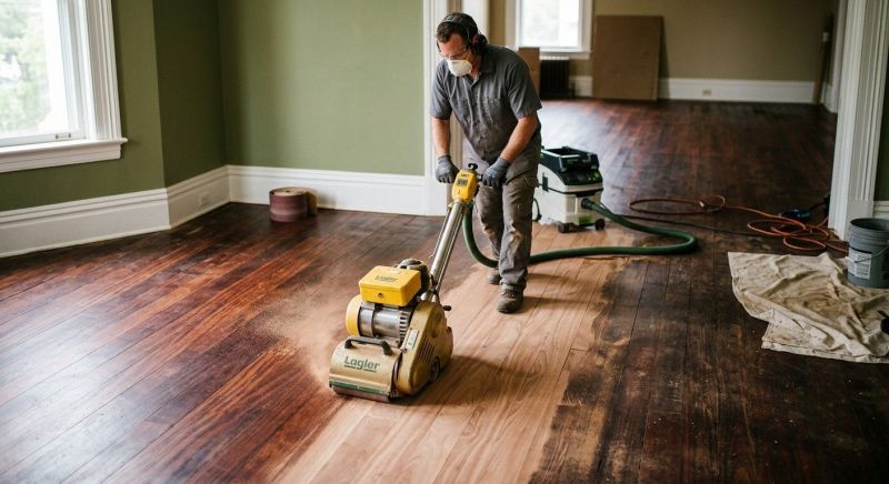 Mahogany Floor Refinishing in Alpharetta, GA