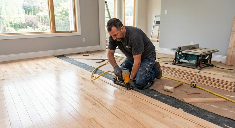 Maple Flooring Installation in Fort Worth, TX