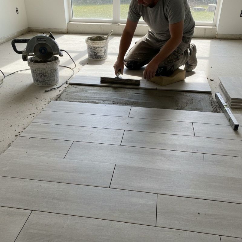 Mosaic Tile Floor Installation in Fredericksburg, VA
