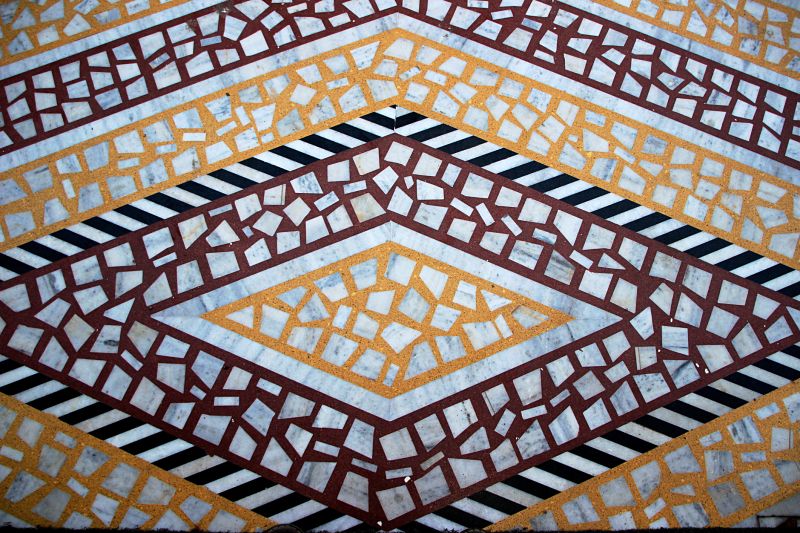 Mosaic Tile Floor Installation in Longmont, CO