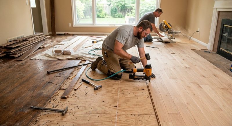 Oak Floor Replacement in Fort Worth, TX