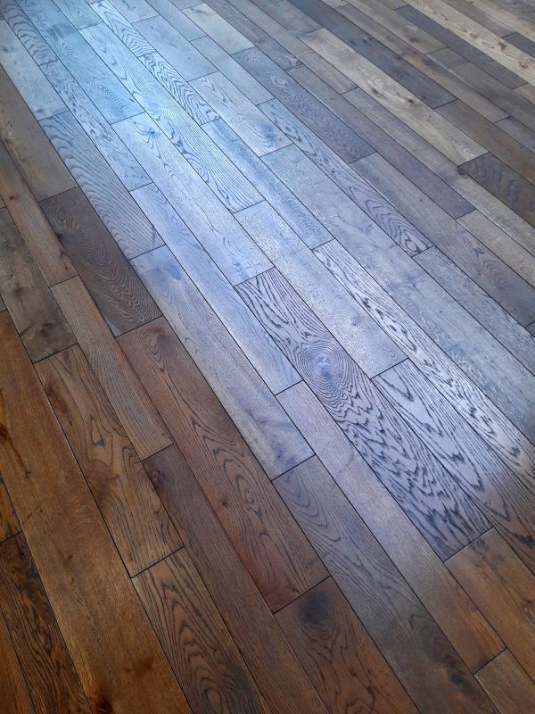 Oak Floor Staining in Kansas City, KS