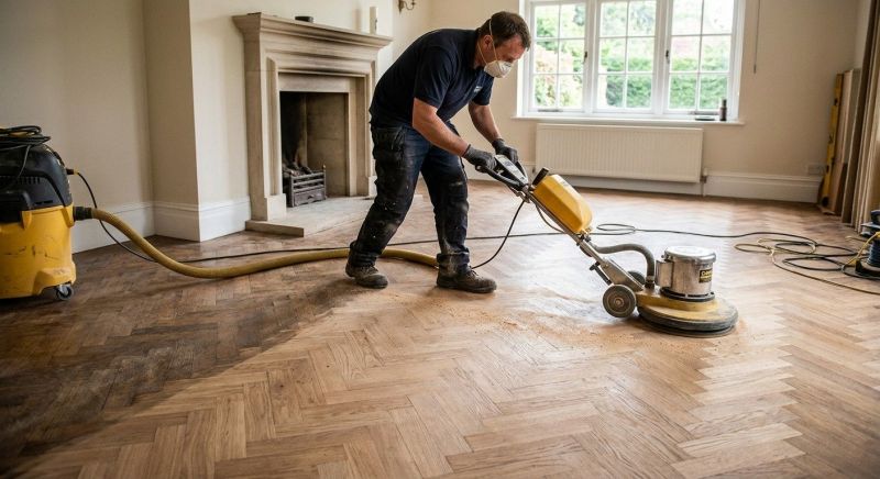 Parquet Floor Refinishing in Overland Park, KS