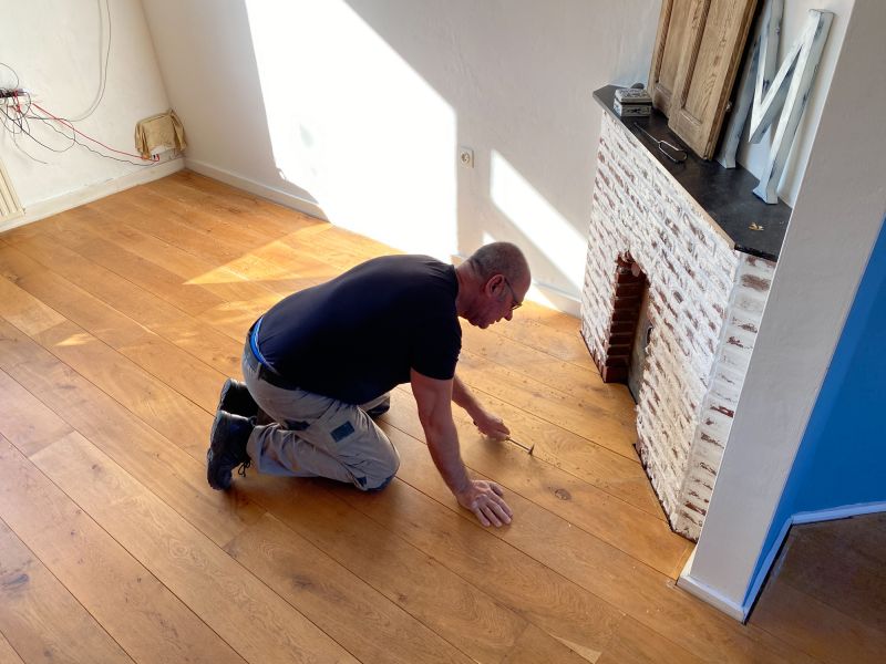 Pine Floor Installation in Manassas, VA