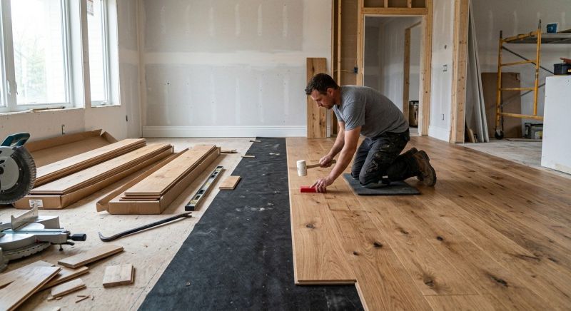 Plank Floor Installation in Manassas, VA