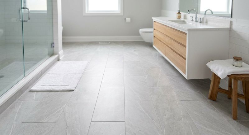 Restroom Floor Replacement in Loudoun County, VA