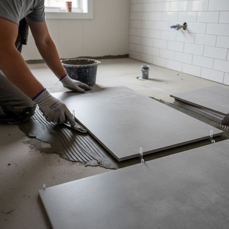 Restroom Floor Replacement in Loudoun County, VA