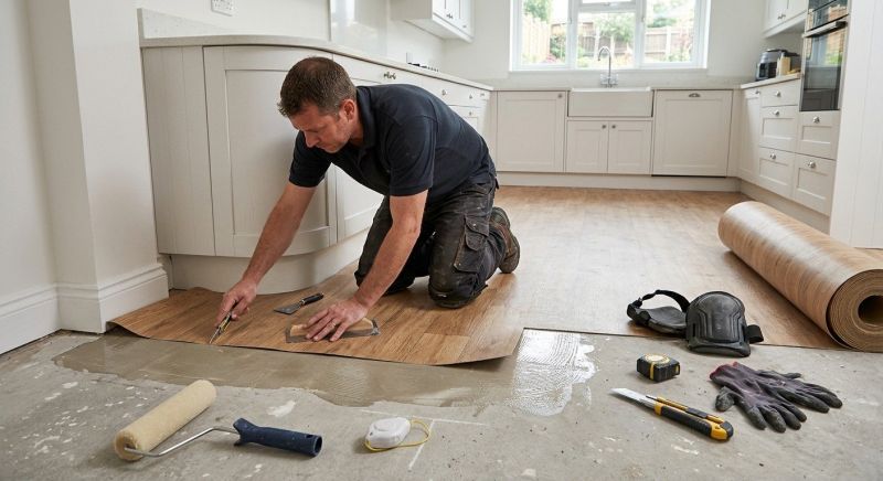 Sheet Linoleum Installation in Manassas, VA