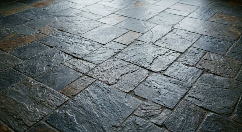 Slate Tile Floor Installation in Alexandria, VA