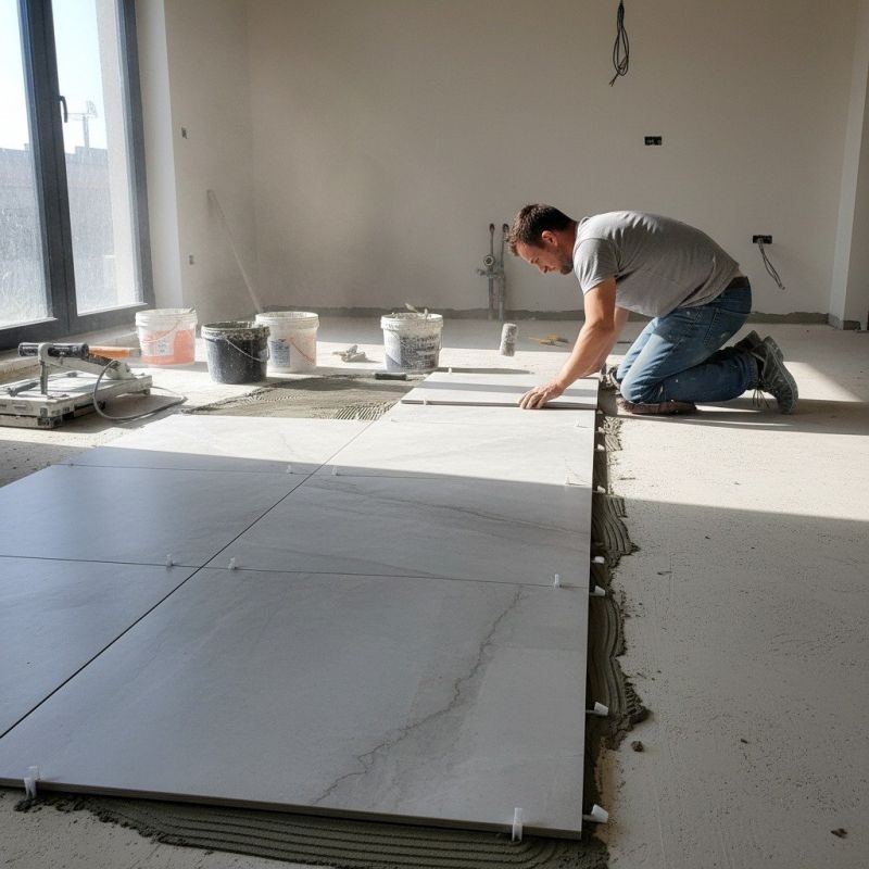 Slate Tile Floor Installation in Longmont, CO