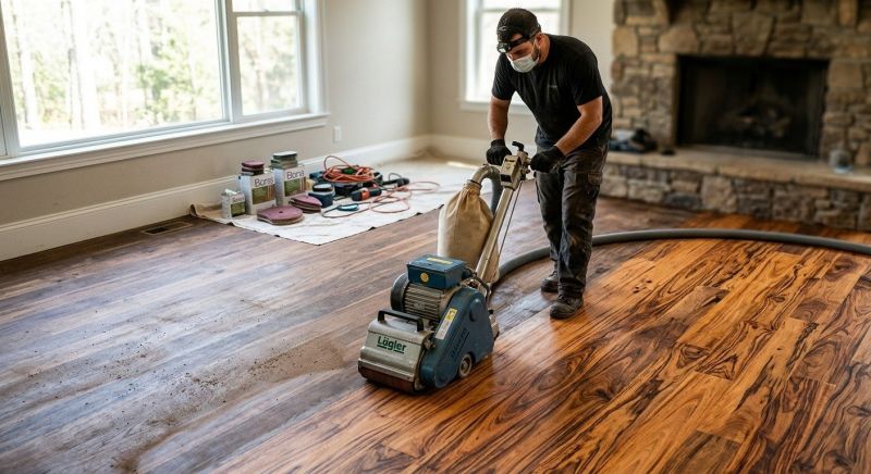 Teak Floor Refinishing in Alpharetta, GA