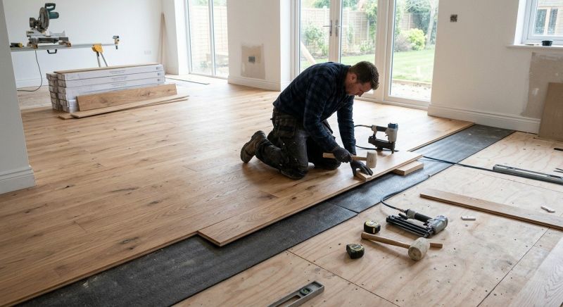 Teak Flooring Installation in Manassas, VA