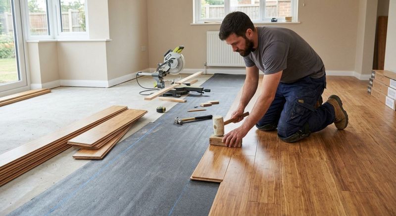 Teak Flooring Installation in Manassas, VA