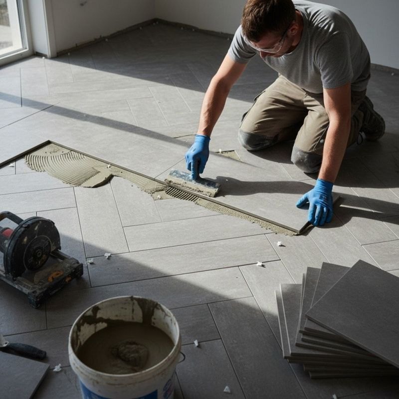 Tile Floor Replacement in Fredericksburg, VA