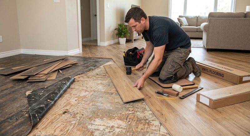 Vinyl Floor Replacement in Phoenix, AZ