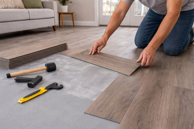 Vinyl Plank Floor Installation in Manassas, VA