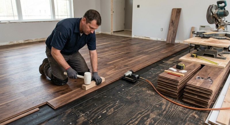 Walnut Flooring Installation in Phoenix, AZ