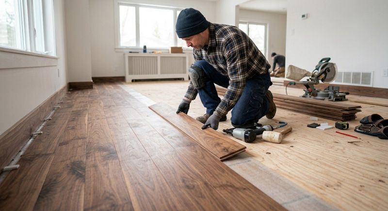 Walnut Flooring Installation in Phoenix, AZ